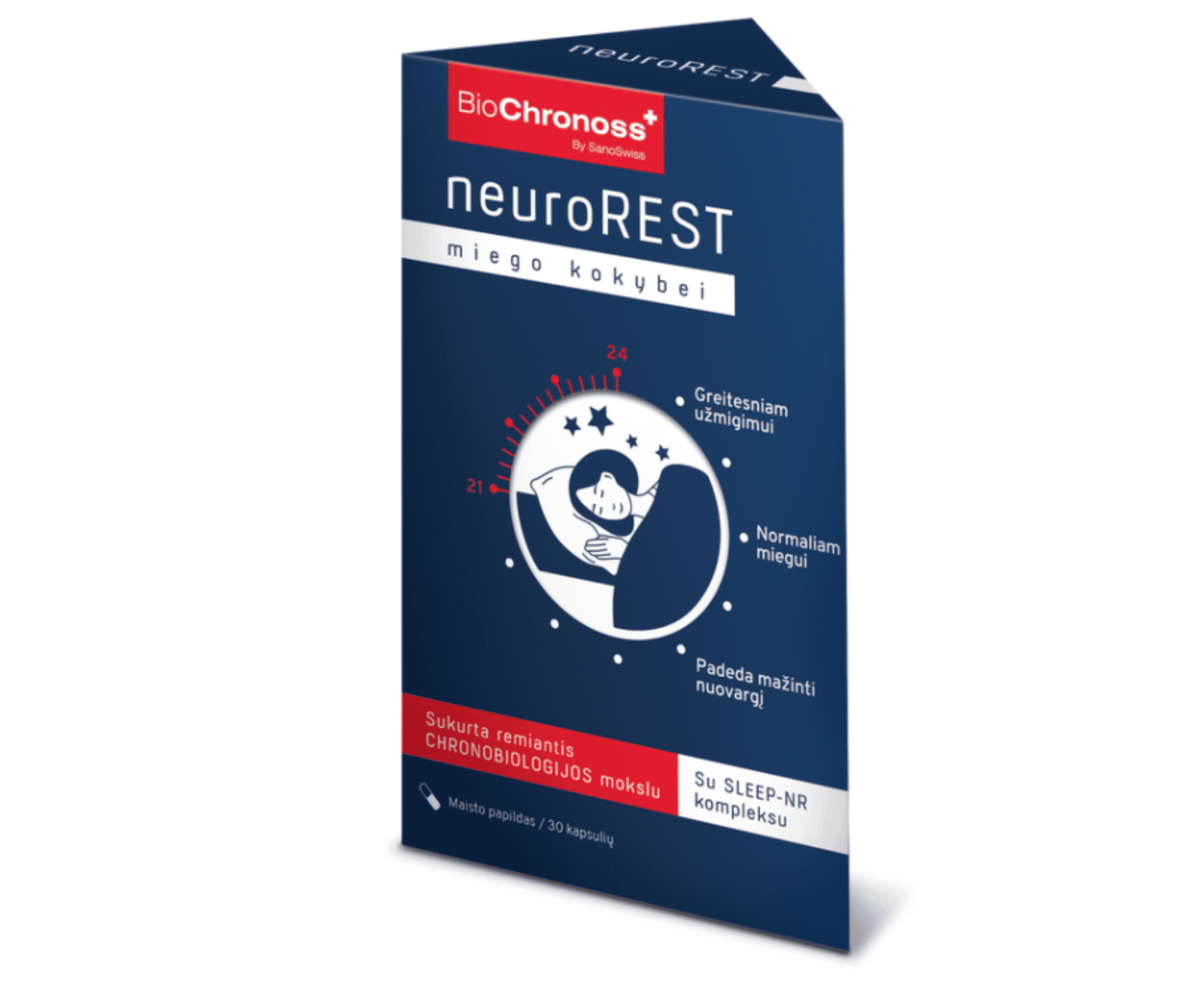 BioChronoss NeuroRest - UNE KVALITEEDIKS, 30 KAPSLIT