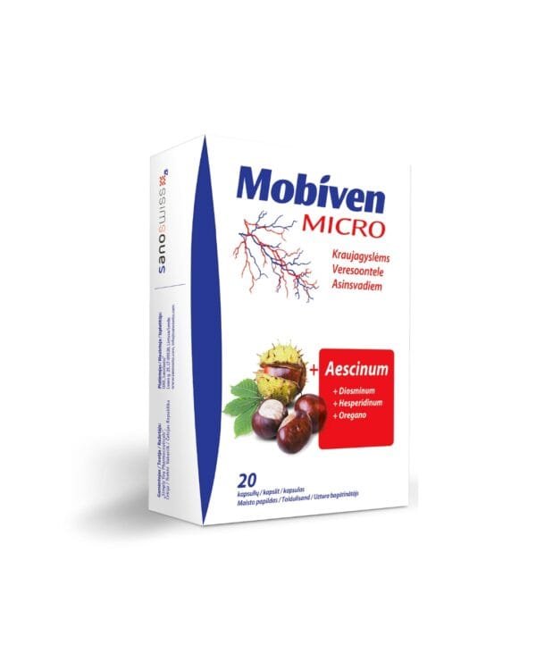 Mobiven Micro - KOMPLEKS VERESOONTELE, 20 KAPSLIT