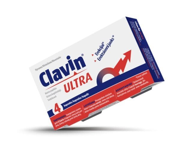 Clavin ULTRA - 4 KAPSLIT, EREKTSIOONI JAOKS